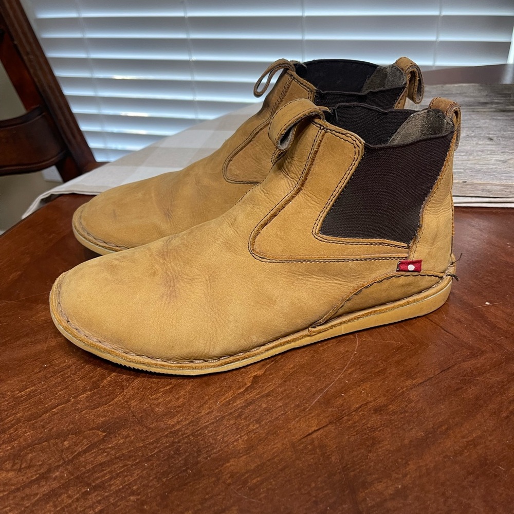 Oliberte Leather Zulira Nubuck Chelsea Boots Ankle